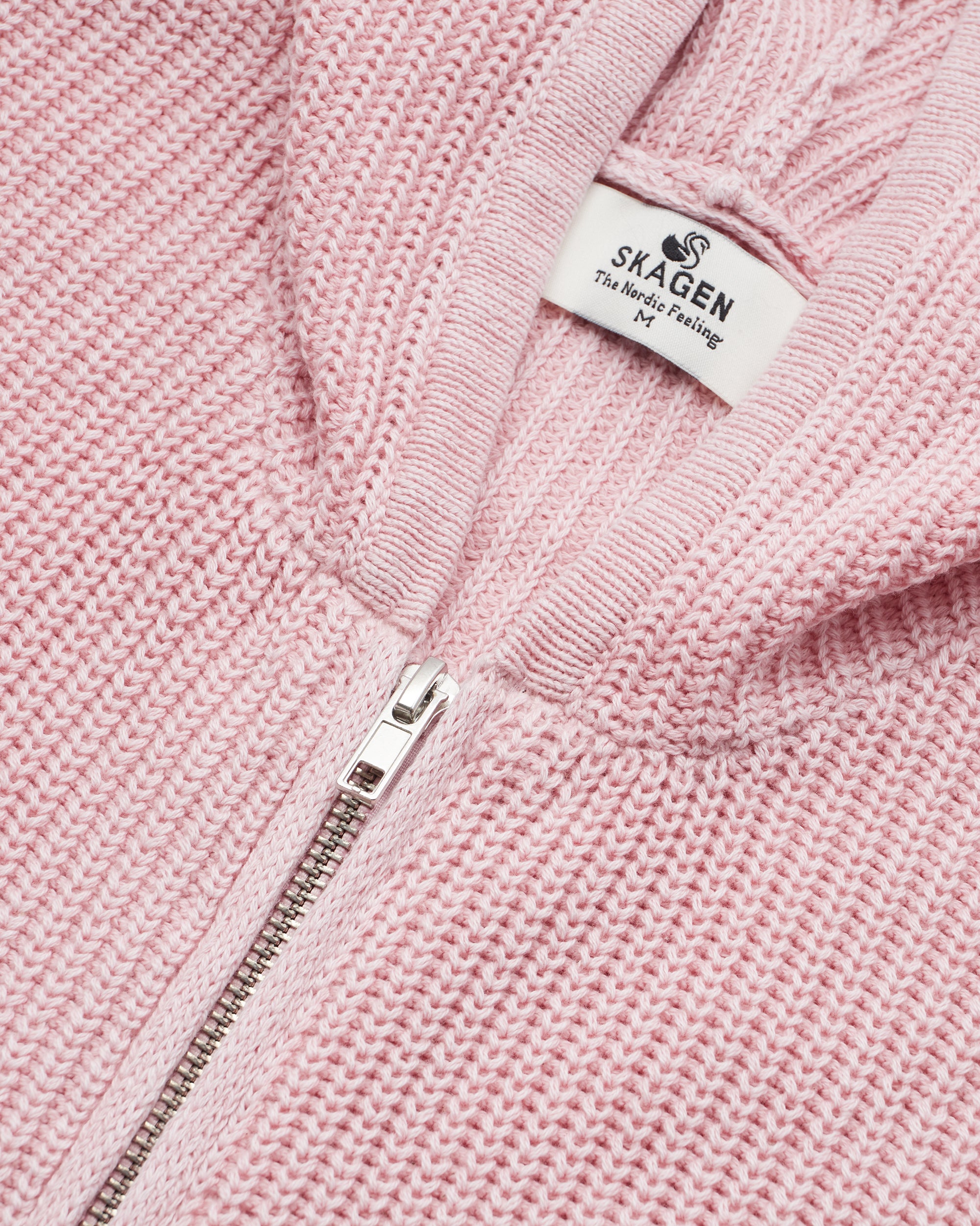 Knit Hoodie Washed Pink